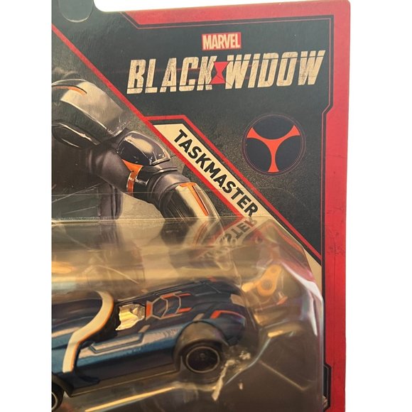 Marvel Hot Wheels Character Cars Black Widow Taskmaster 2019 New 1st Appearance - Picture 2 of 5